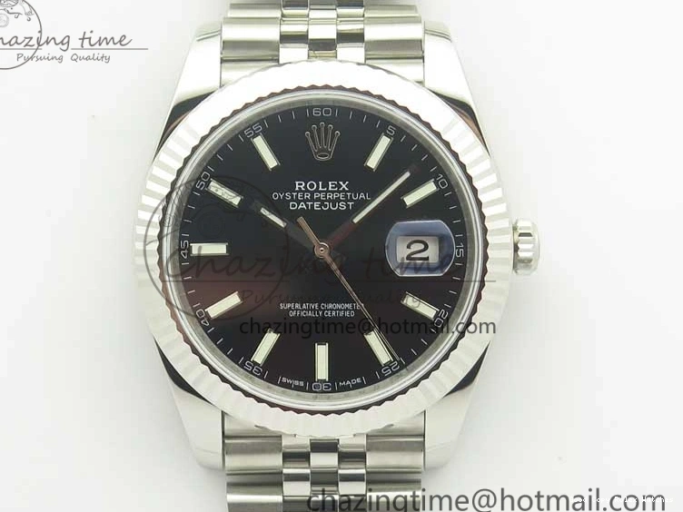 Best AAA Replica Sites Edition 3383 Jubilee Dial REF SS DateJust Bracelet 41 1:1 Black Stick Best A3235 on Markers V 126334 ComfortFit Clone 0118